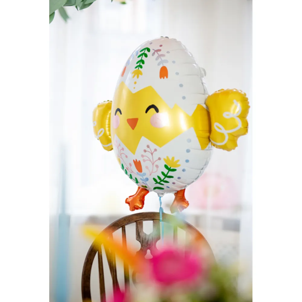 Balon Folie Figurina Ou de paste cu puisor 78.5x64.5cm