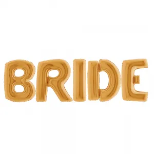 Baloane Folie Bride Aurii 102cm