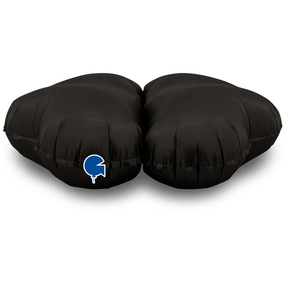 Balon Folie Baza pentru baloane Inimi Negre 40 cm Grabo