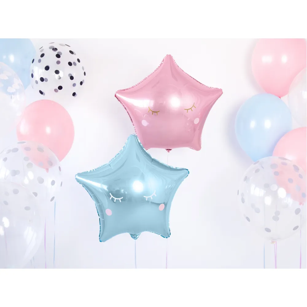 Balon folie Stea Roz 45cm PDC1054