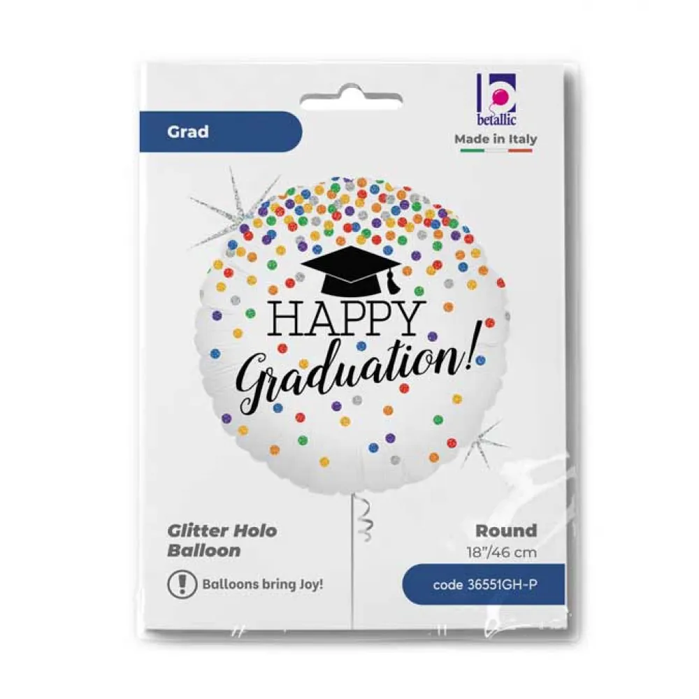 Balon Folie Happy Graduation 46 cm Grabo
