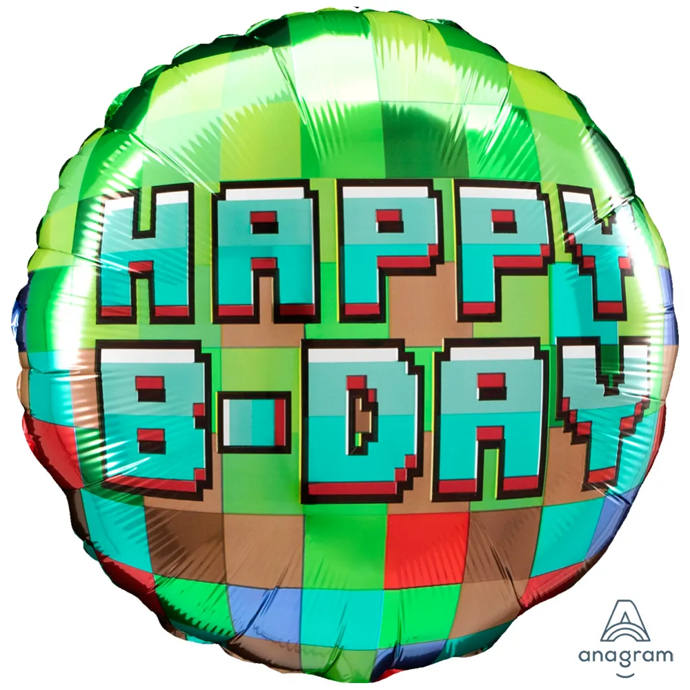 Balon Folie Pixel Party 43cm ANAGRAM 4473901
