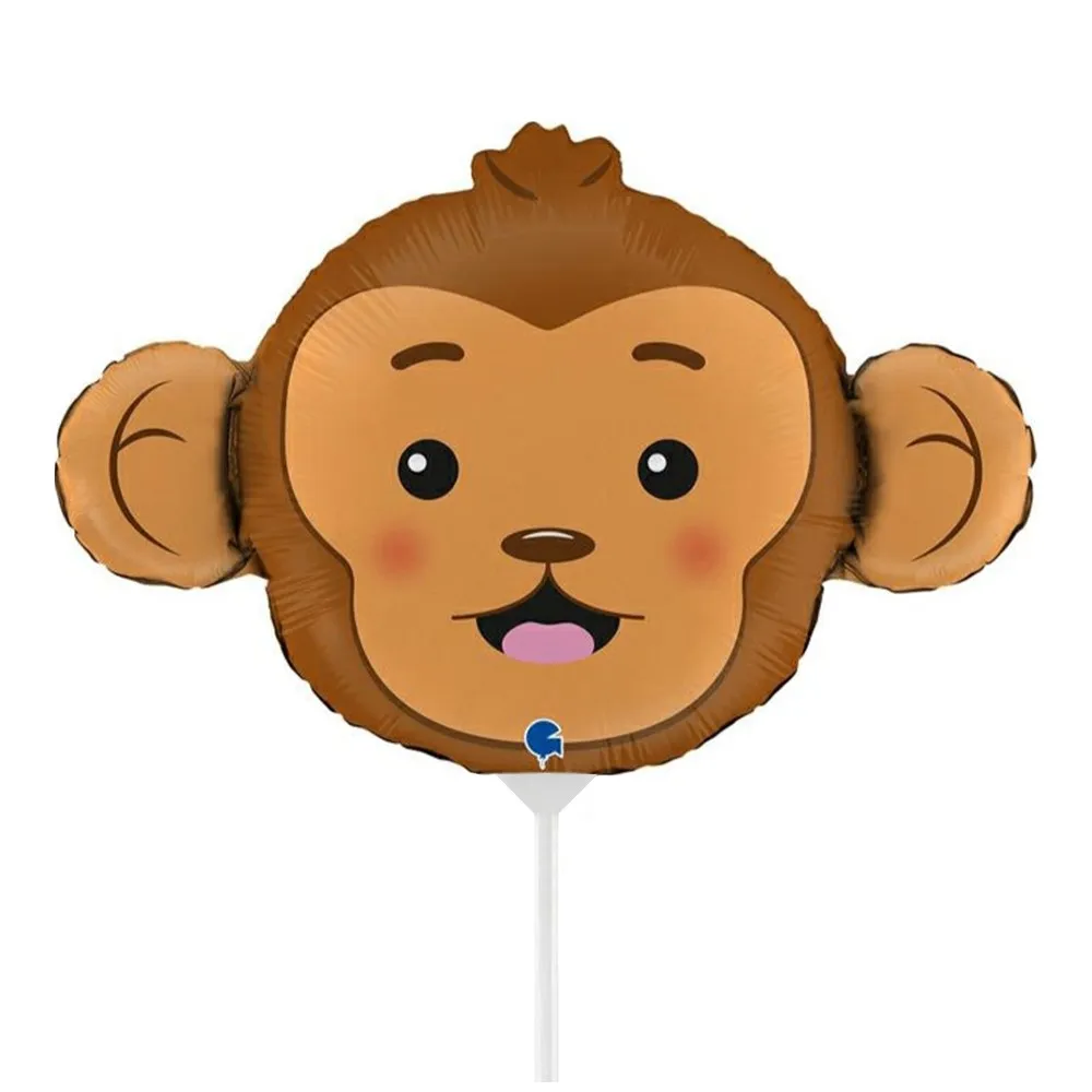 Balon Folie Mini-Figurina Cap Maimuta (AER) 35cm Grabo