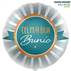 Balon Folie Inima Cel mai bun bunic! 43cm
