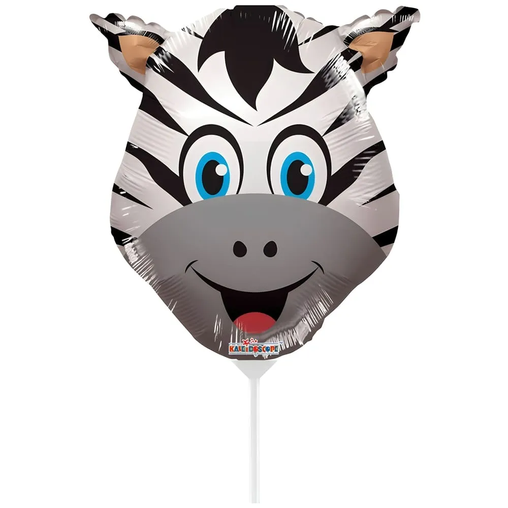 Balon Folie Mini-Figurina Cap Zebra (AER) 35cm