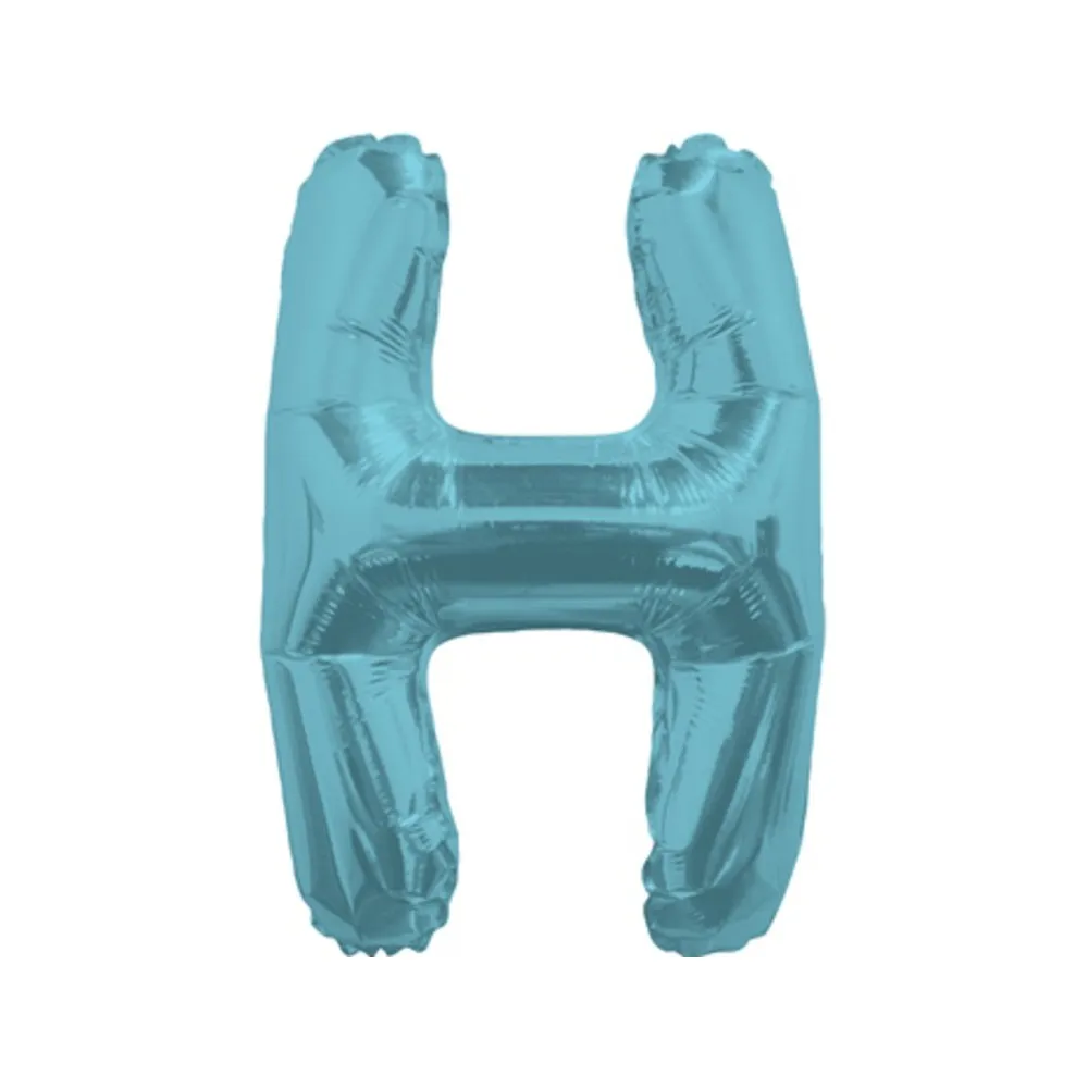 Balon folie 35cm litera H BLEU 34829-14