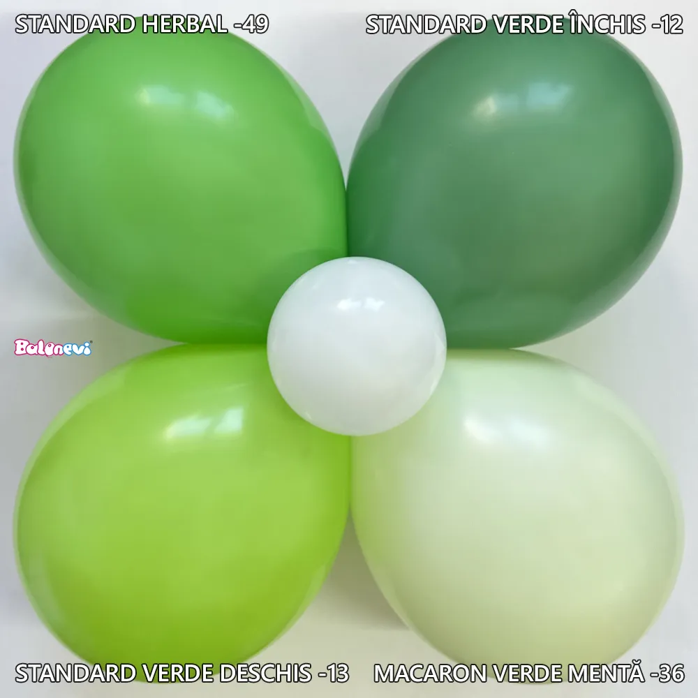 Baloane Latex 13cm Standard Herbal -49