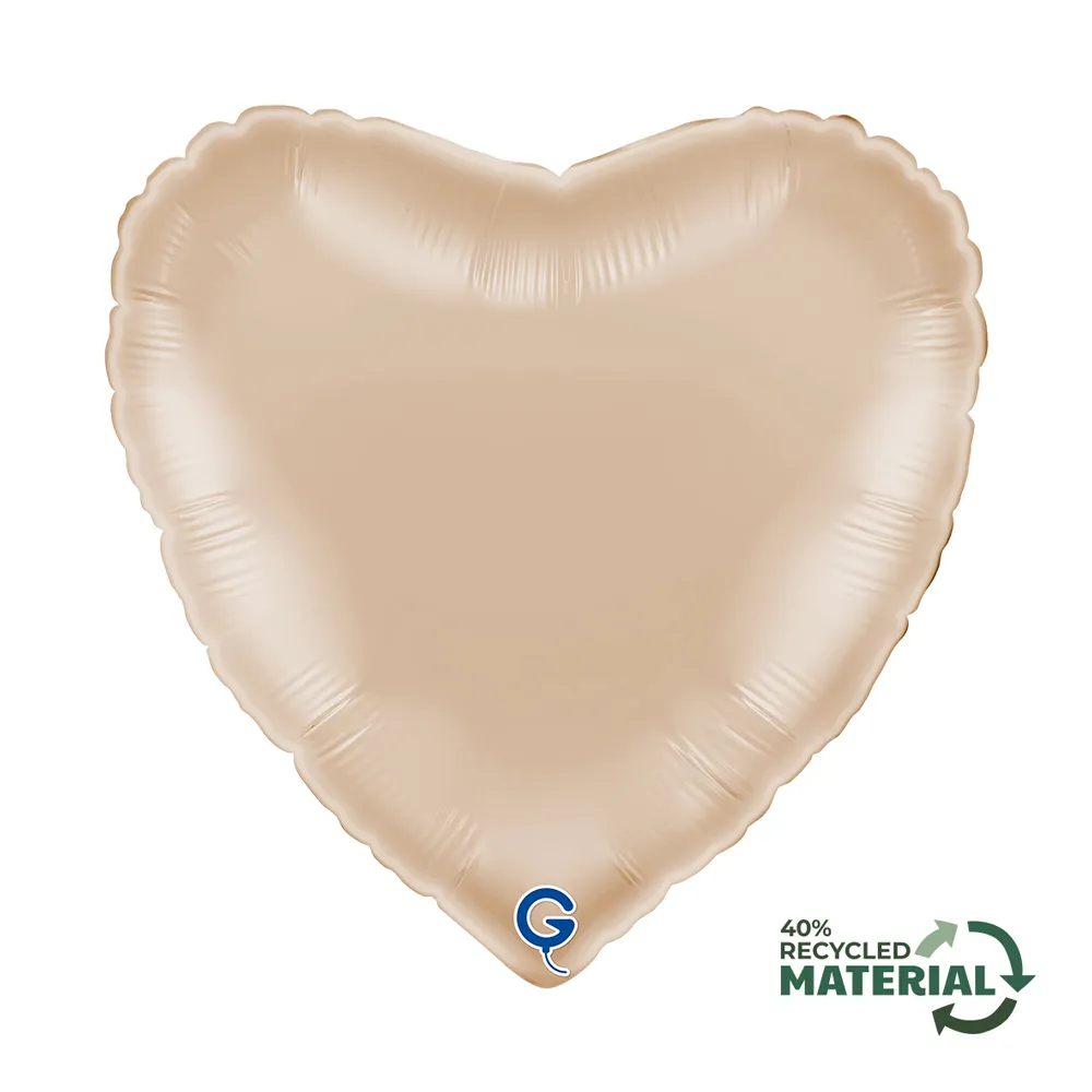 Balon Folie Inima Californian Gold 46cm
