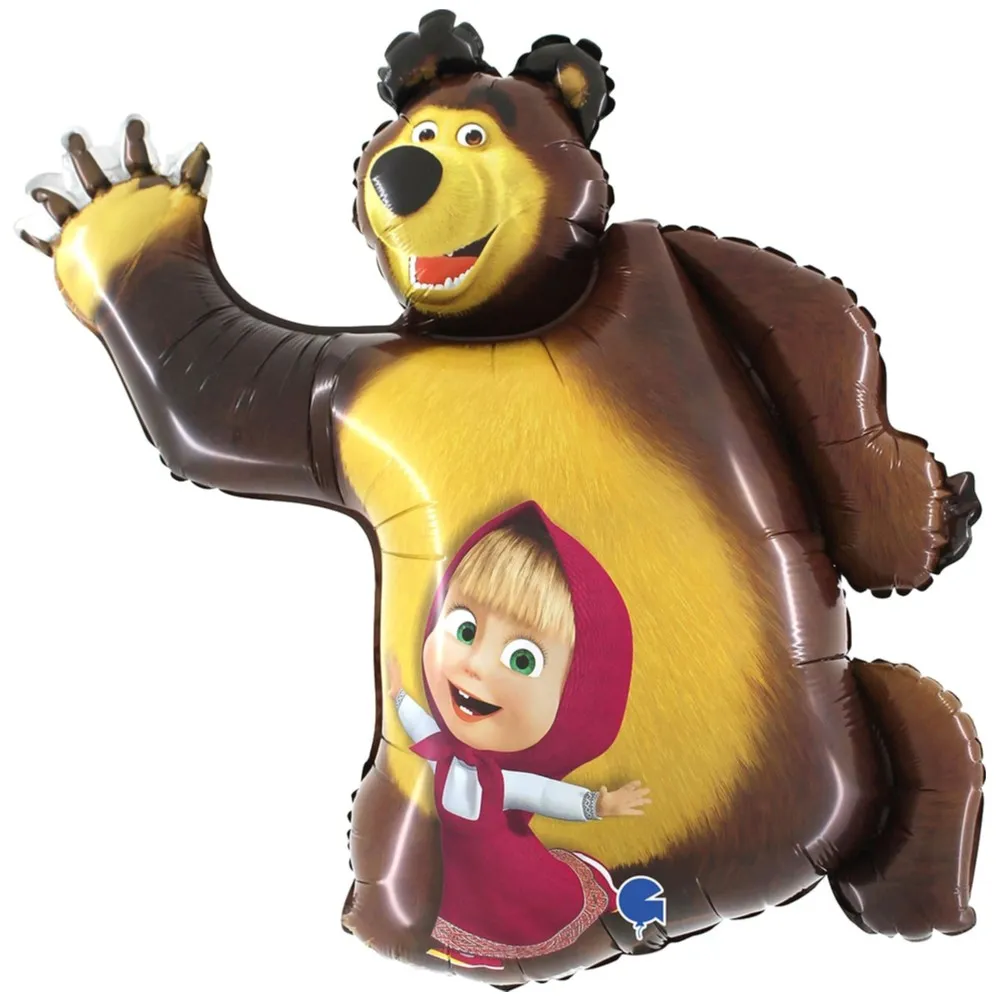 Balon Folie Figurina Masha si Ursul 107 cm Grabo