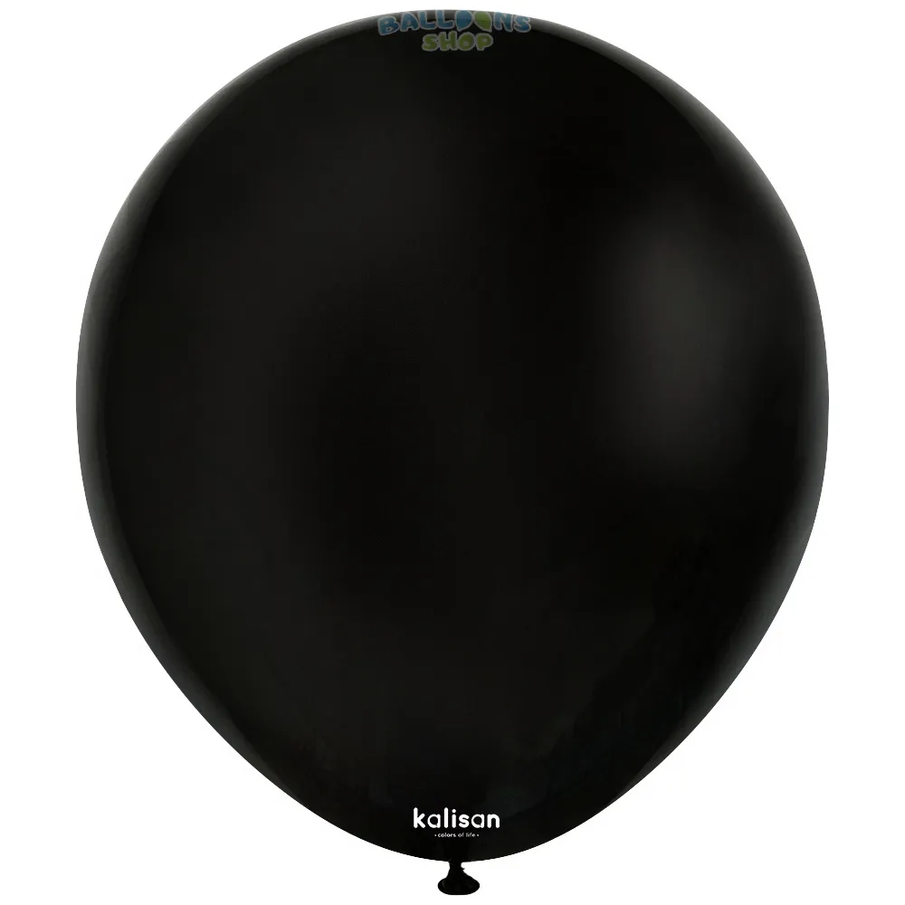 Baloane latex 30cm Negru Standard 2332