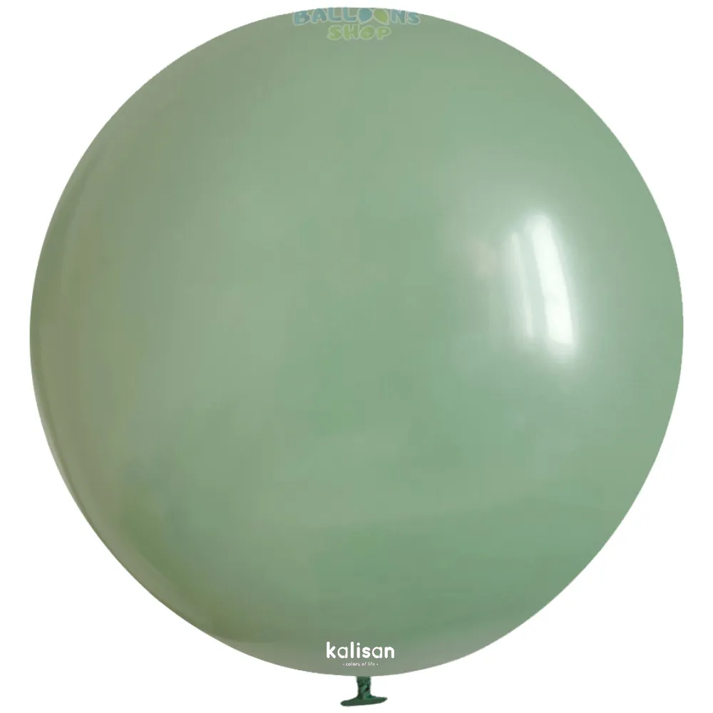 Balon Jumbo Latex 90cm Sage Green Retro 8006