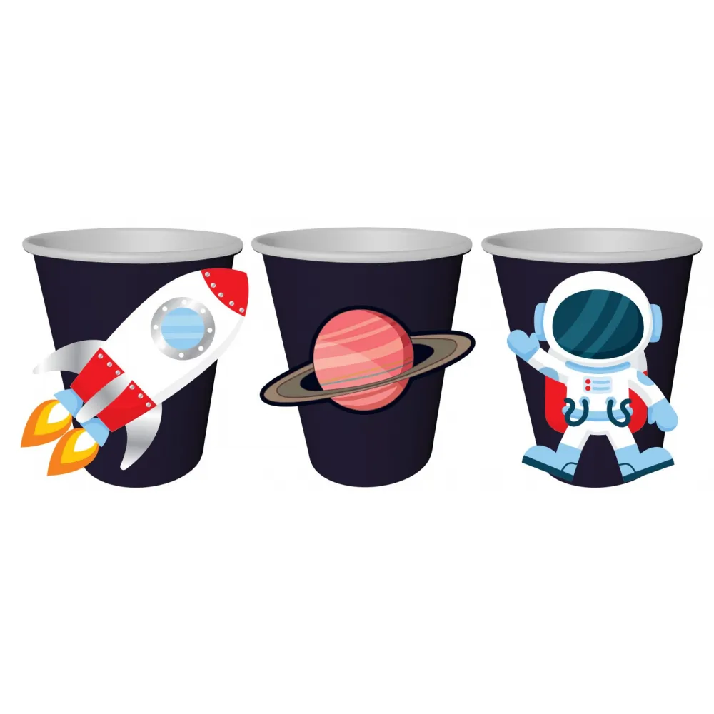 Set 8 Accesorii pentru pahare Galaxie KG1601