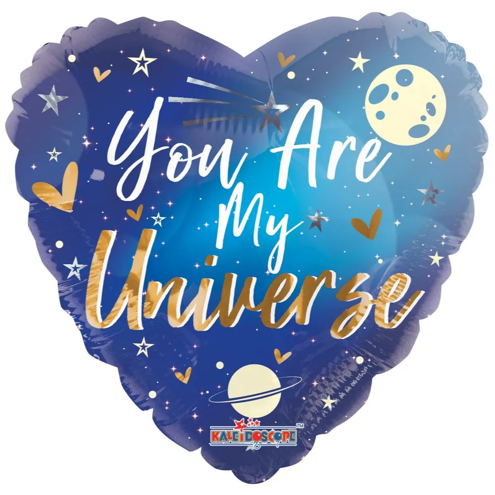 Balon Folie Inima My Universe 45cm Conver USA