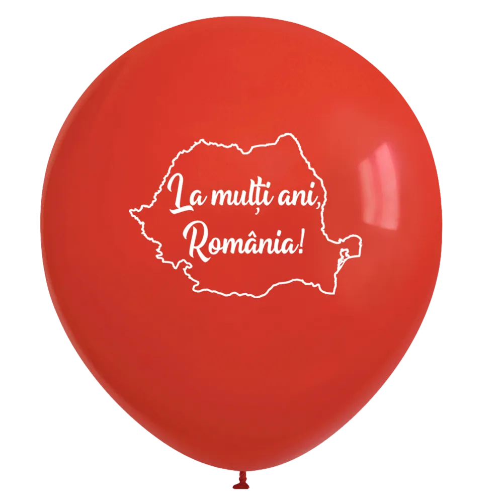 Set 50 Baloane Tricolor La multi ani Romania