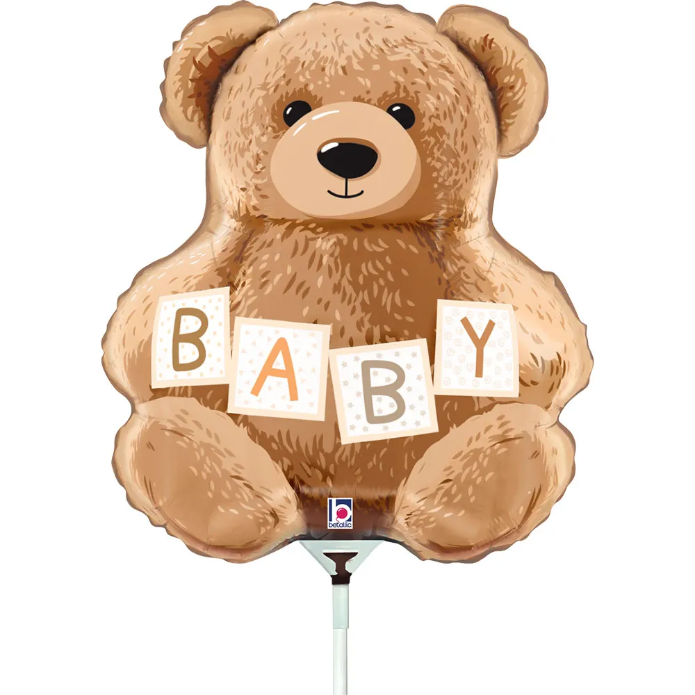 Balon Folie Mini figurina Ursulet Baby 22x25cm