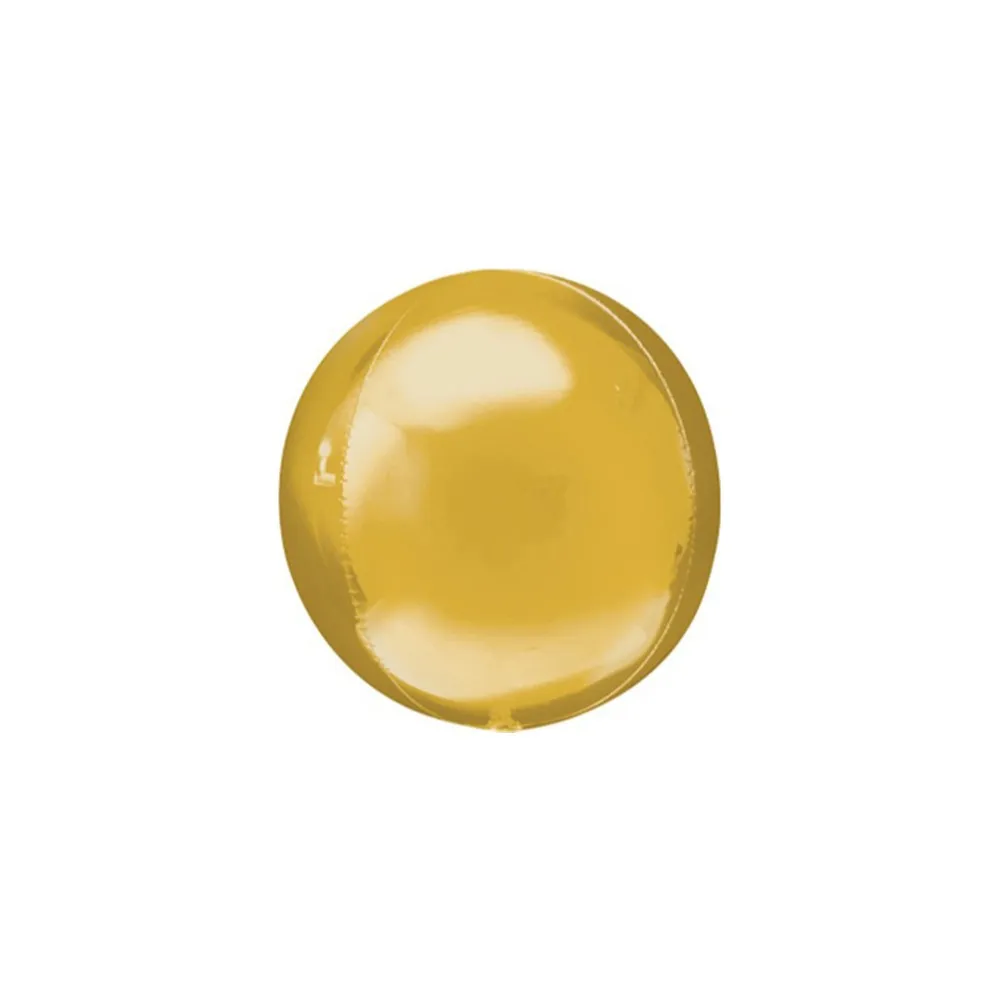 Balon Sfera Orbz (AER) 18cm/7inch Auriu 18.39