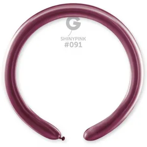 Baloane Latex Modelaj 5/152cm Shiny Roz DB4.Q260.91