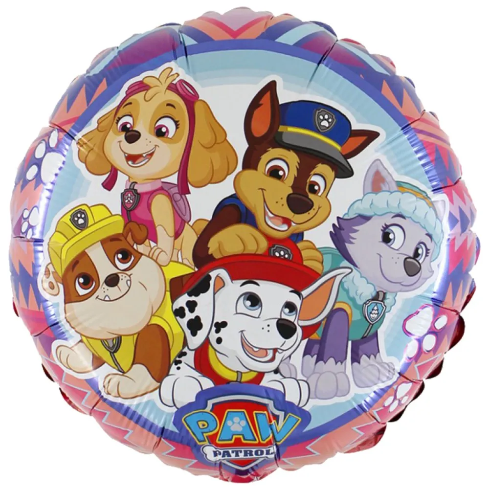 Balon Folie Rotund Adventure Patrula Catelusilor 46cm Grabo