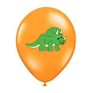 Set 12 Baloane Latex 30 cm Asortate Print Color Dinozauri BLS20222 Balloons Shop