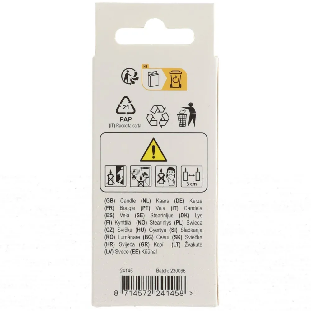 Lumanare Tort Cifra 5 Auriu 5cm