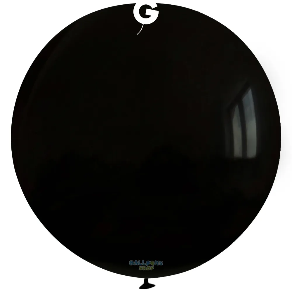 Balon Latex Jumbo 90cm Negru Standard G250.14