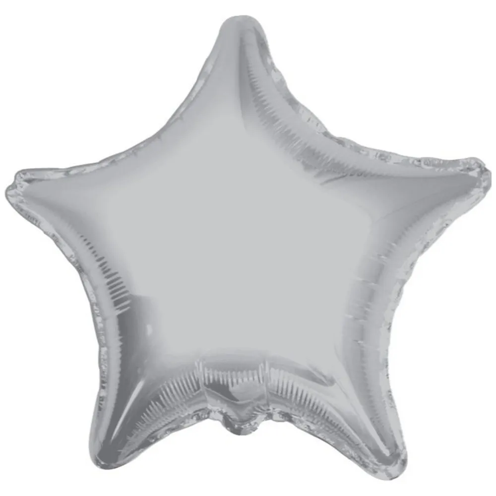 Balon Folie Stea Argintie 55cm