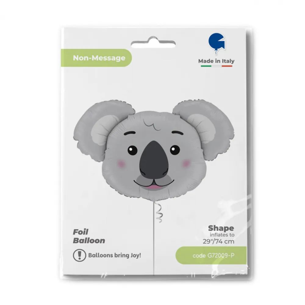Balon Folie Figurina Cap Koala 74 cm Grabo