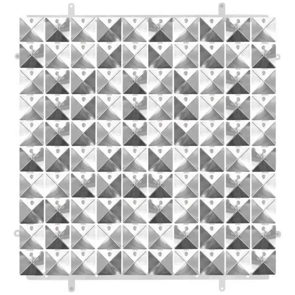 Panou Paiete 3D Argintii 30x30cm