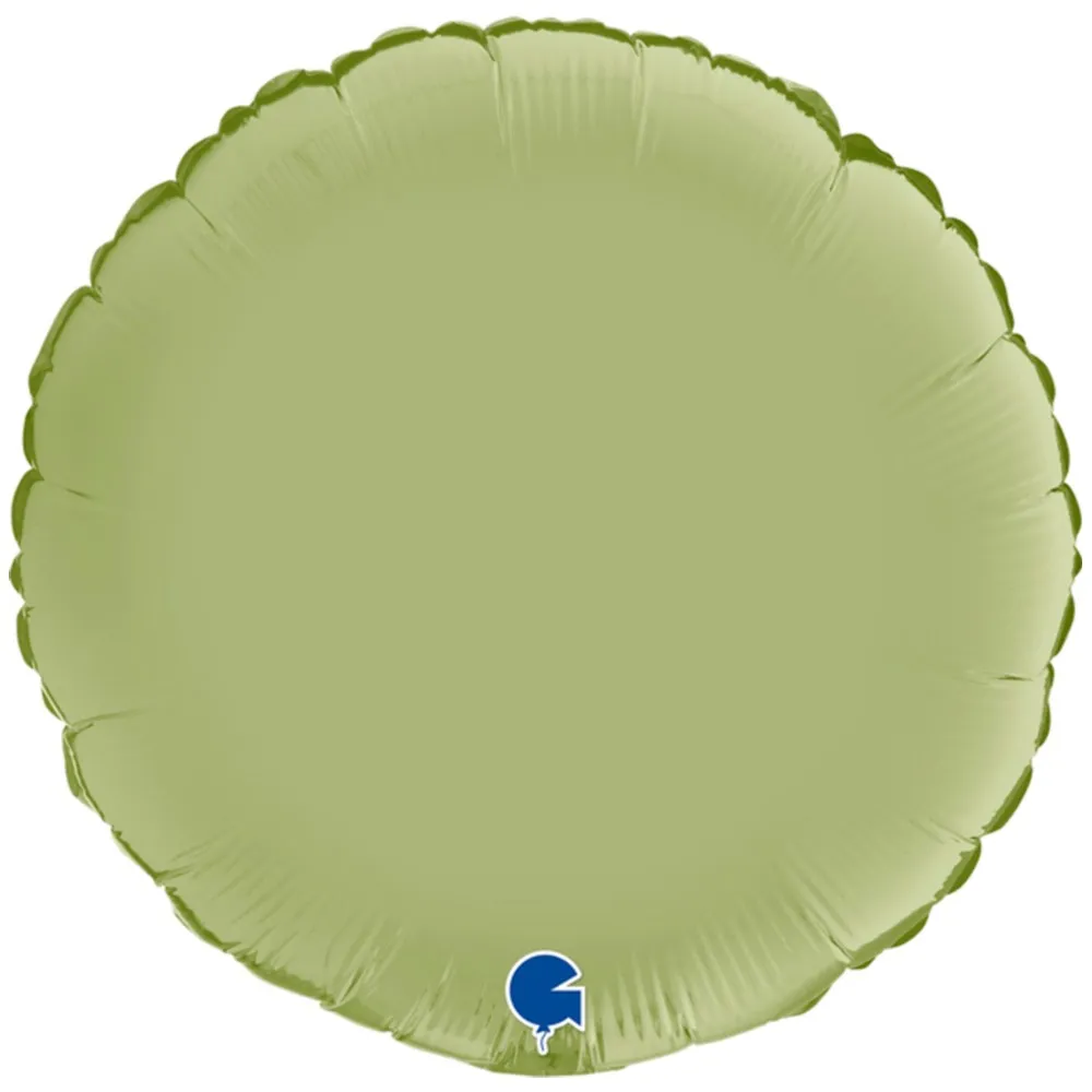 Balon Folie Rotund Olive 46 cm Grabo