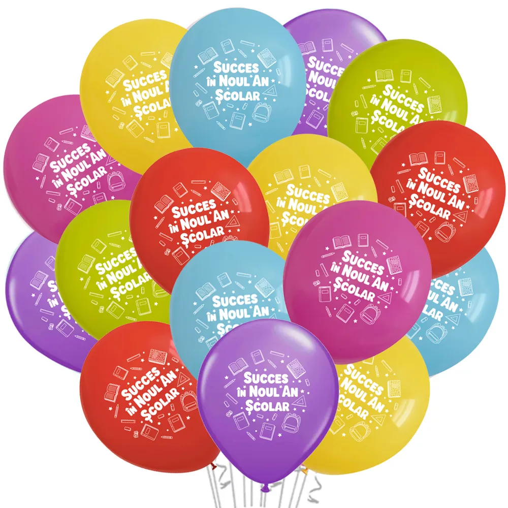 Set 30 Baloane personalizate Succes in noul an scolar! BLS202545