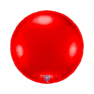 Balon Folie Rotund Rosu 91cm