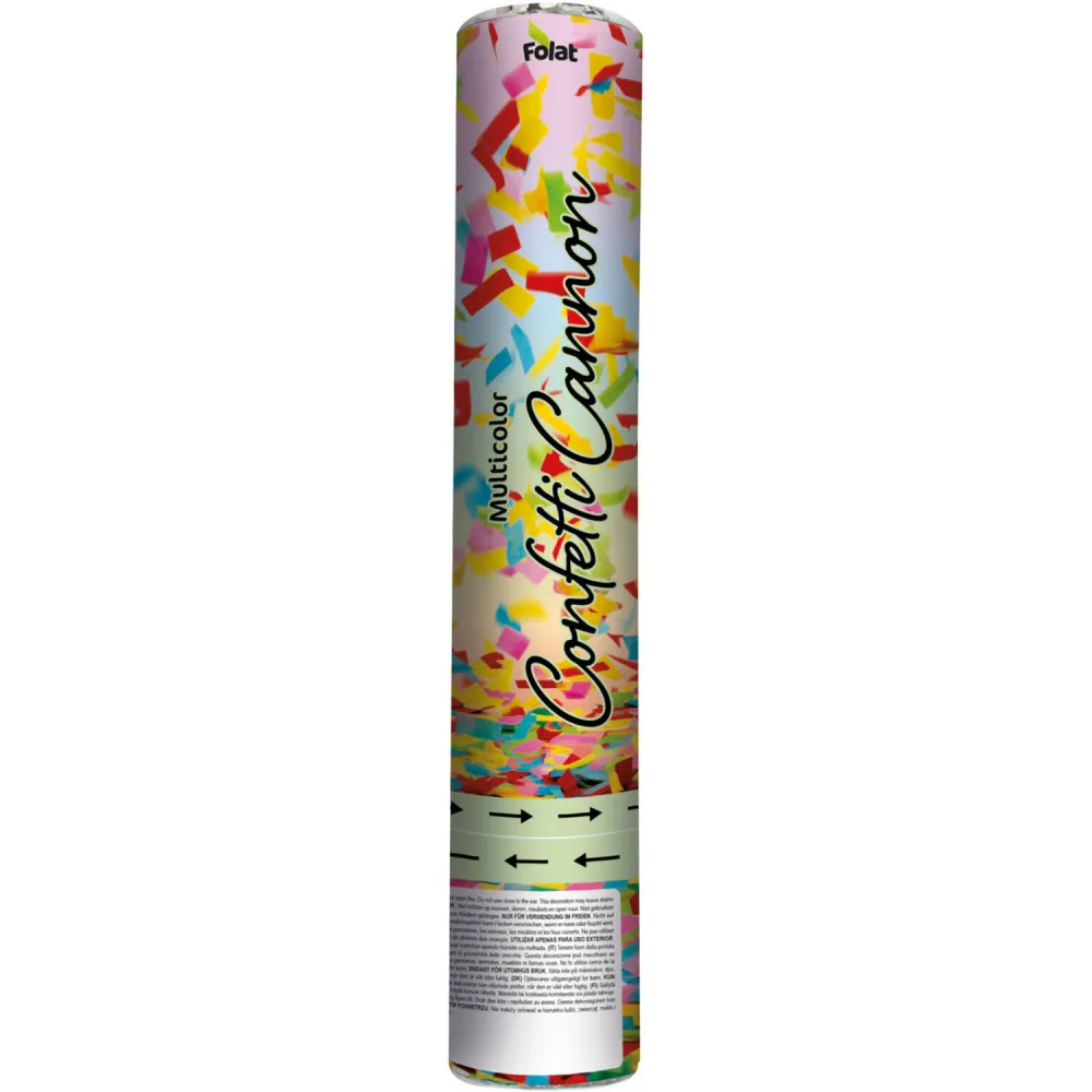 Tun Confetti Hartie Multicolor 28cm