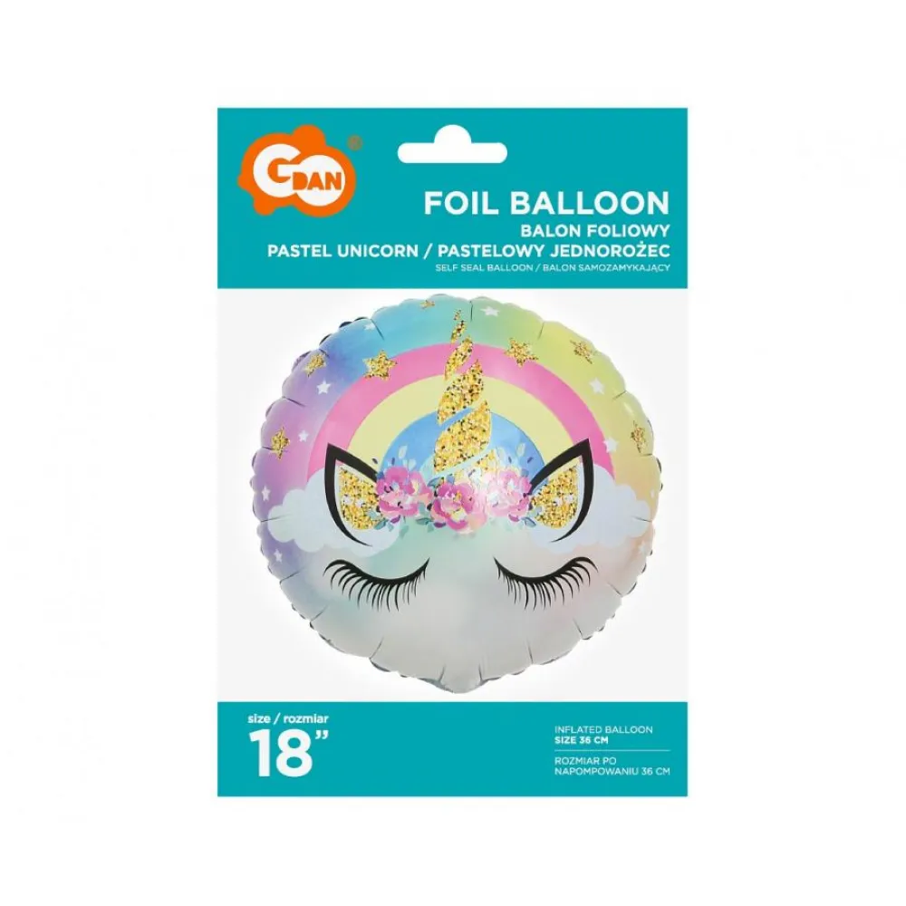 Balon Folie Unicorn 45cm