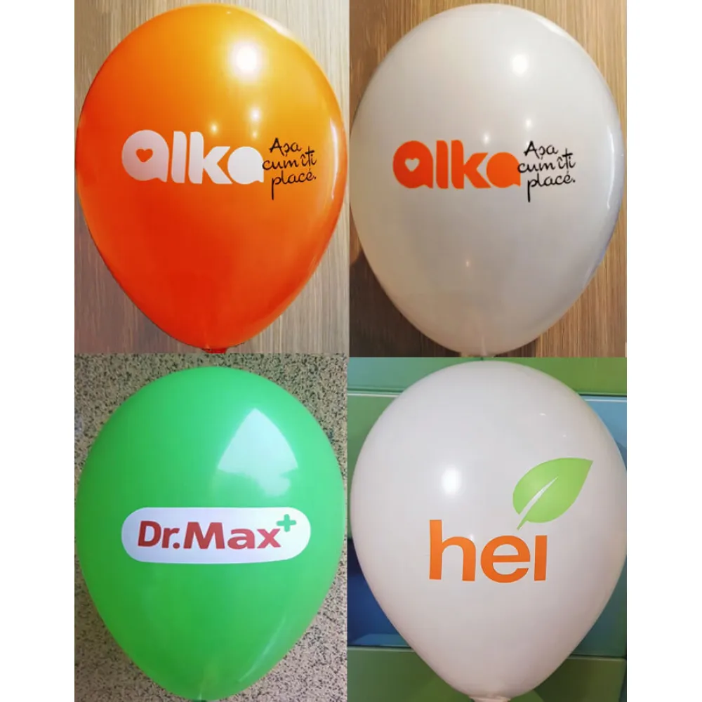 Grafica 2 culori Personalizare Baloane Latex 30-33cm
