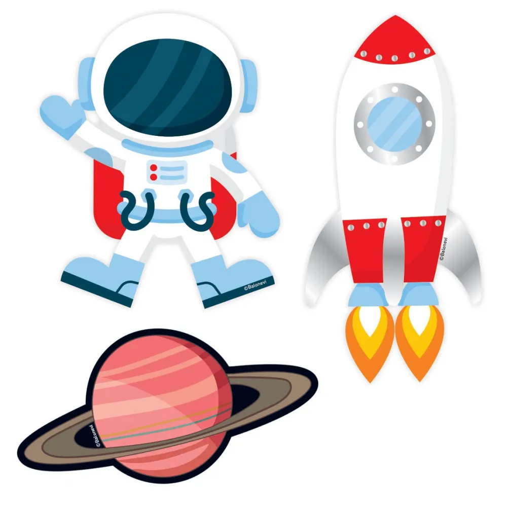 Set 8 Accesorii pentru pahare Galaxie KG1601