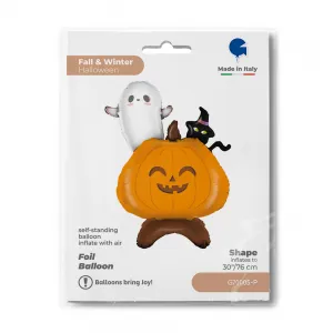 Balon Folie Figurina Happy Pumpkin 76cm
