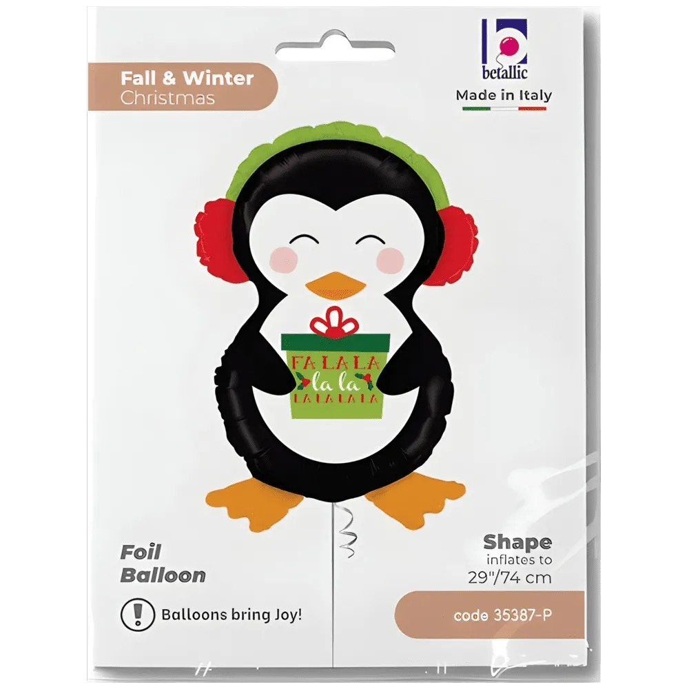 Balon Folie Figurina Pinguin Festiv 74cm Grabo
