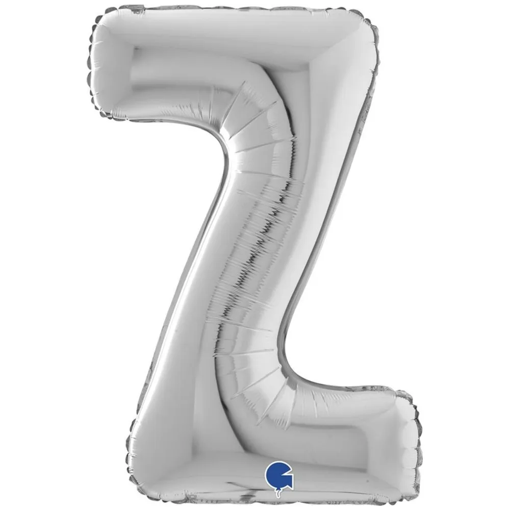 Balon Folie LITERA Z Argintiu 66 cm Grabo