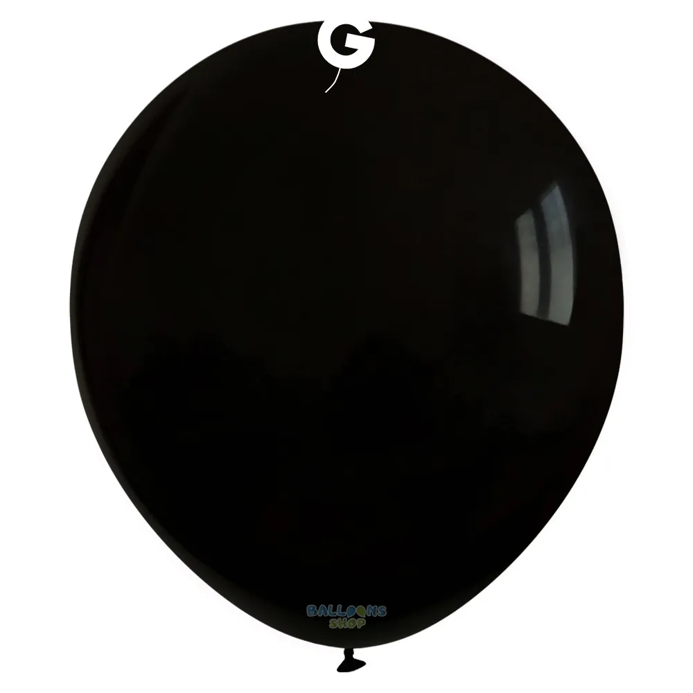 Baloane Latex 26cm Negru Standard G90.14