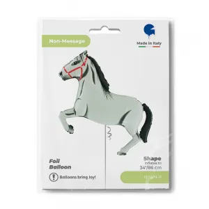 Balon Folie Figurina Cal Alb 86cm