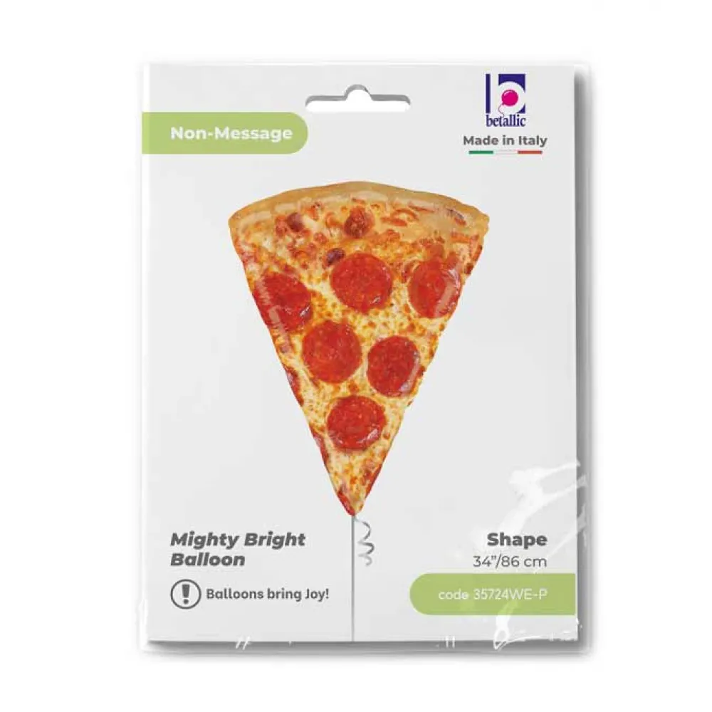 Balon Folie Figurina Felie Pizza 74cm Grabo