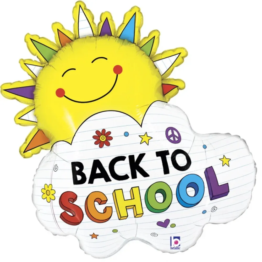 Balon Folie Figurina Back to School Sunshine 66cm