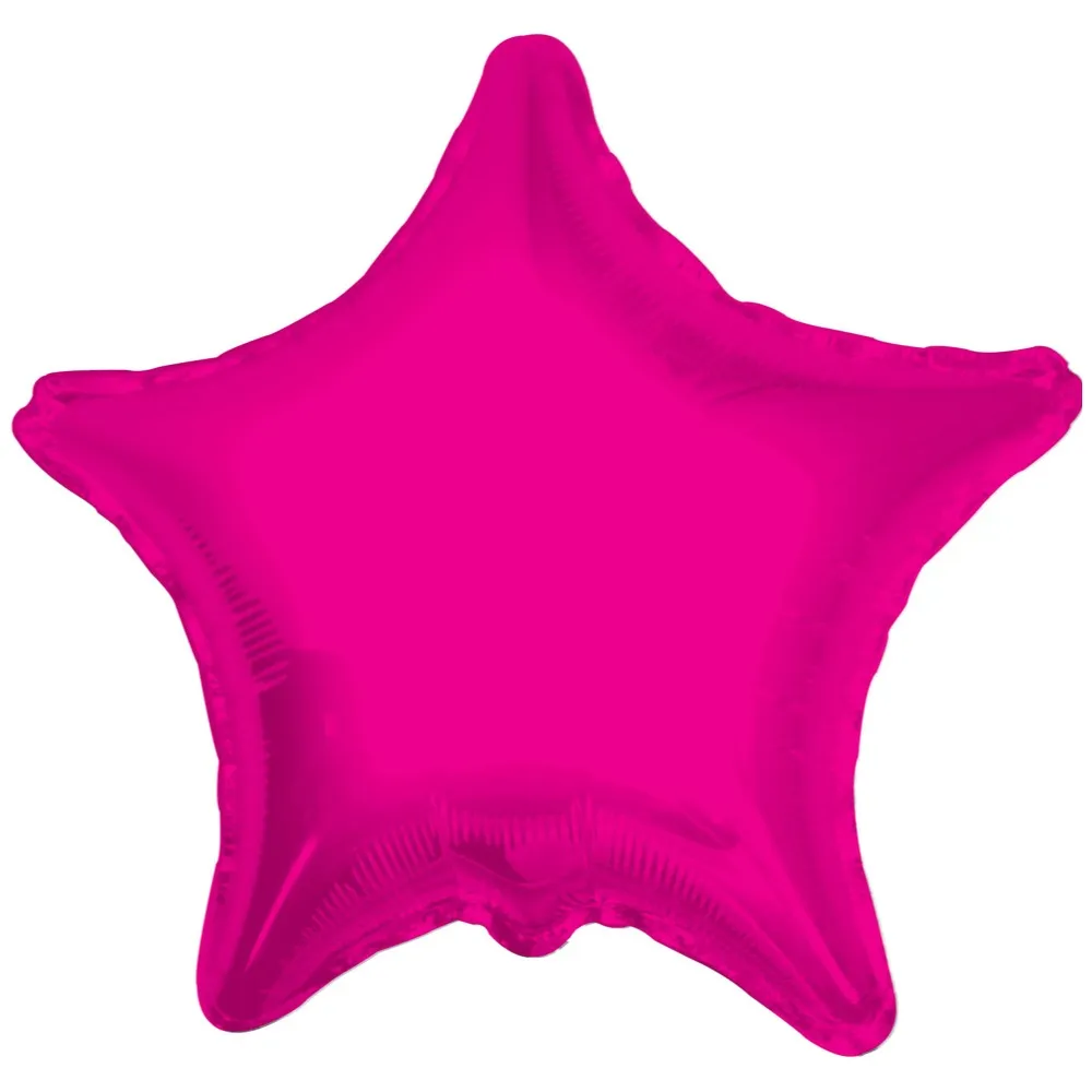 Balon folie 45 cm stea fucsia