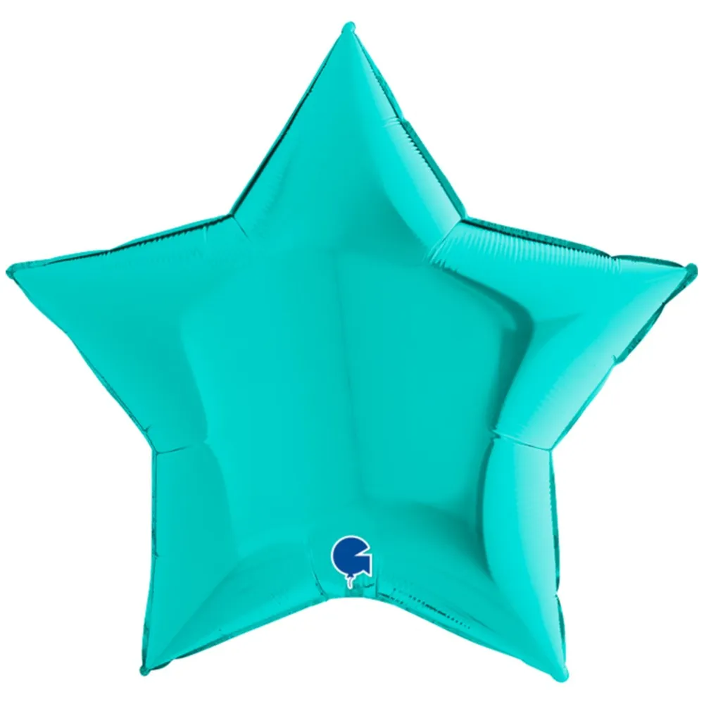 Balon Folie Stea Jumbo Tiffany 91 cm Grabo