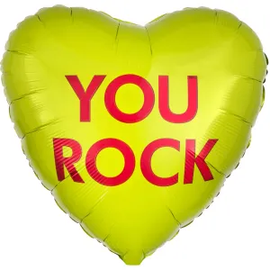 Balon Folie Inima You Rock 45cm