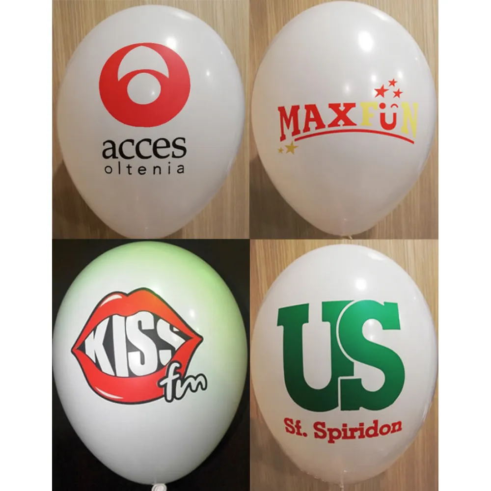 Grafica 2 culori Personalizare Baloane Latex 30-33cm
