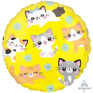 Balon Folie Pisicuta Kawaii 45cm ANAGRAM 4791701