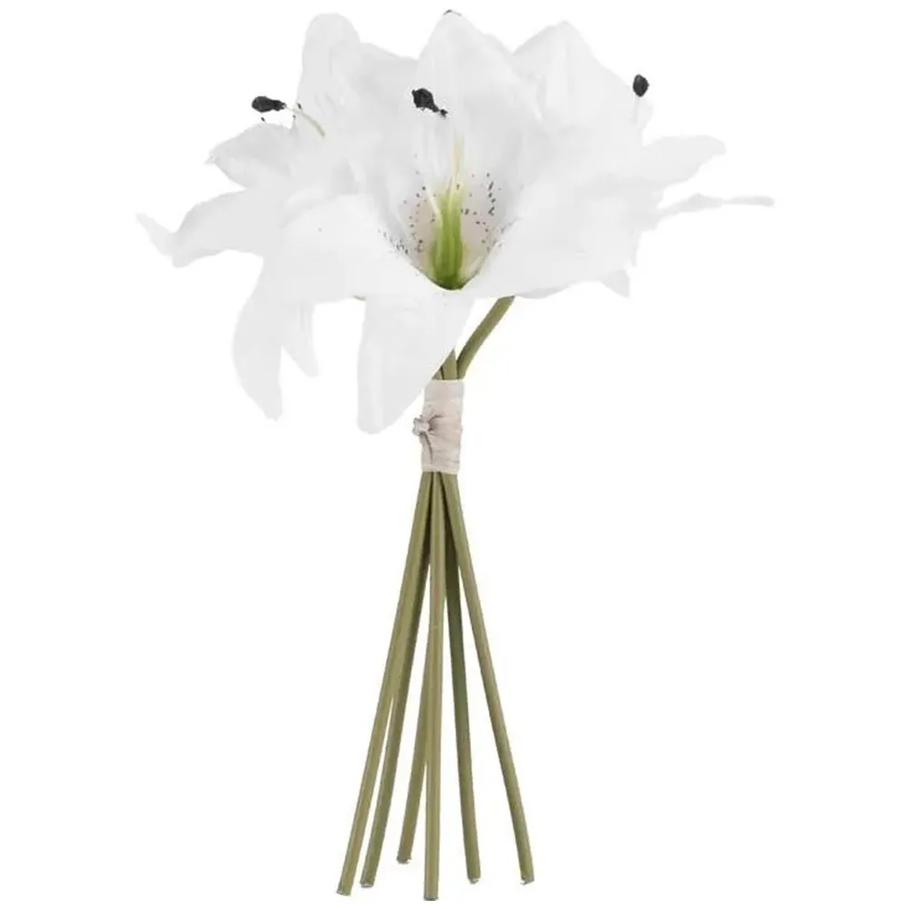 Buchet 6 Crini Albi 30cm