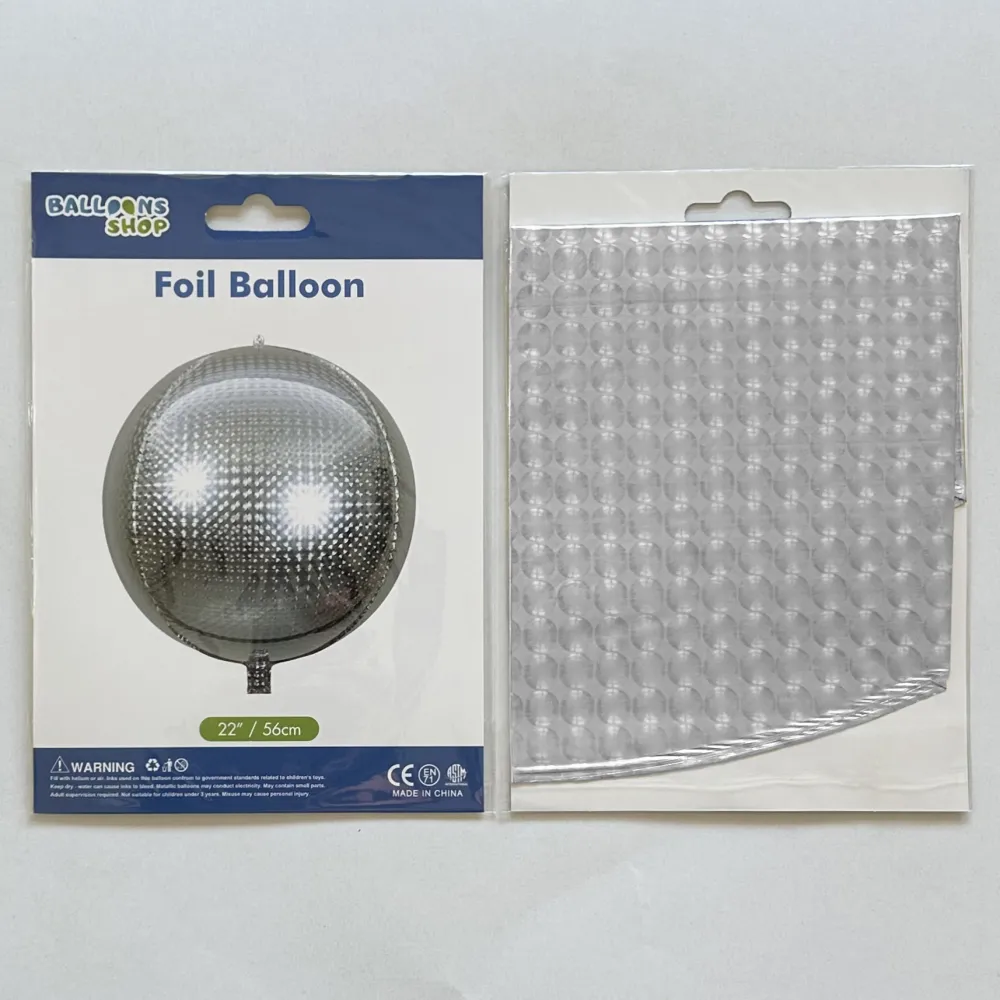 Balon Folie ORBZ 4D Glob Disco Holografic 55cm