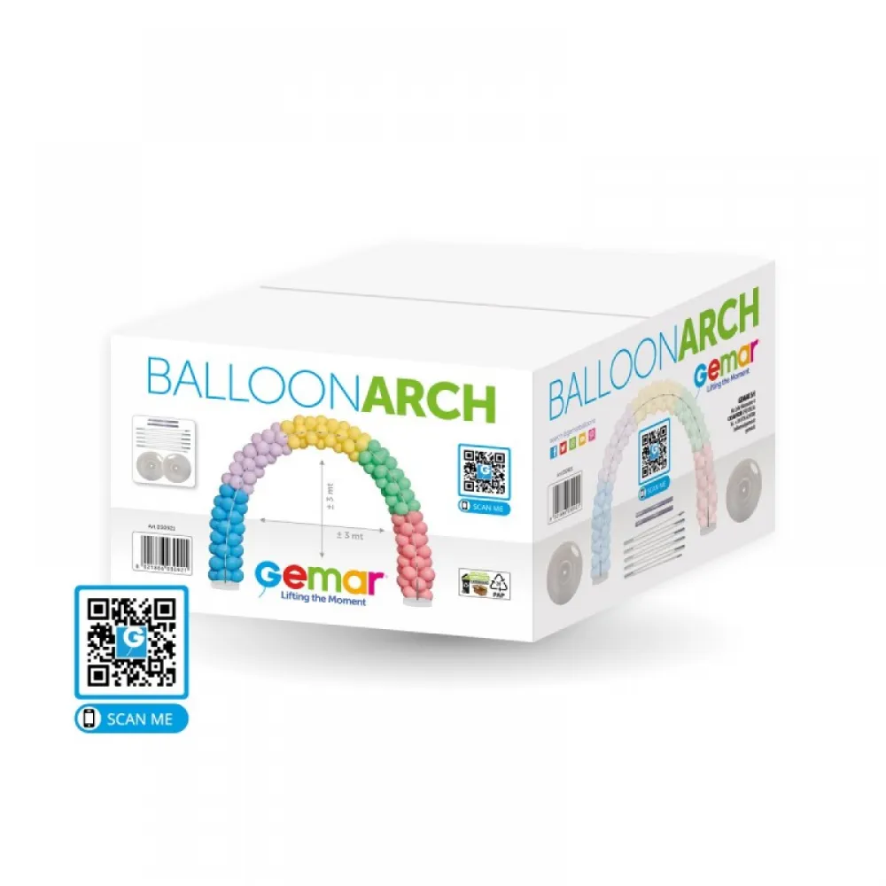 Suport Ghirlanda Baloane Latex Semicerc L 3m x H 3m